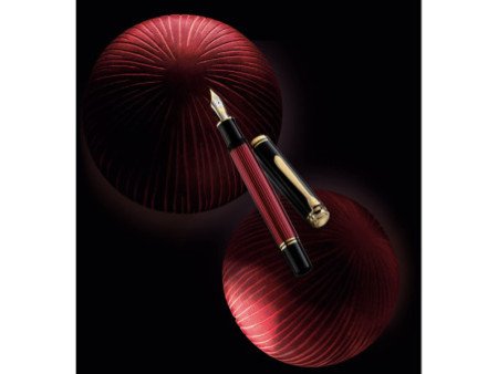 Pelikan Stylo plume 'Souverän 800', EF, noir/rouge