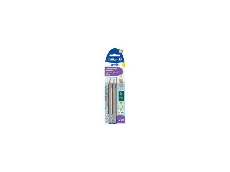 Pelikan Crayon de papier griffix, mine: HB, carte blister