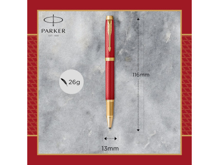 PARKER Stylo roller IM PREMIUM Rouge G.T.
