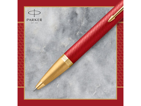 PARKER Stylo à bille rétractable IM PREMIUM Rouge G.T