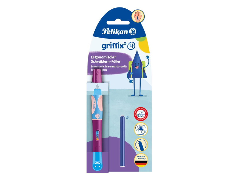 Pelikan Stylo plume griffix Sweet Berry, pour gauchers