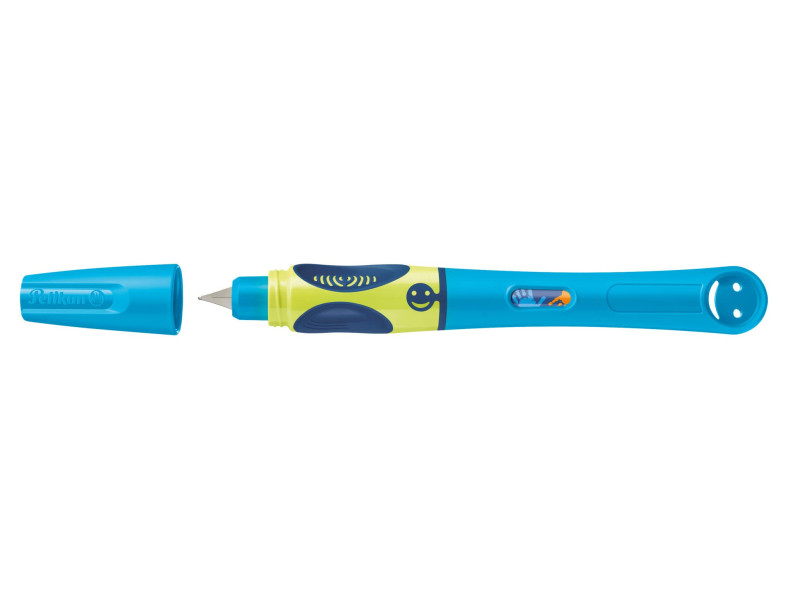 Pelikan Stylo plume griffix Neon Fresh Blue, pour droitiers