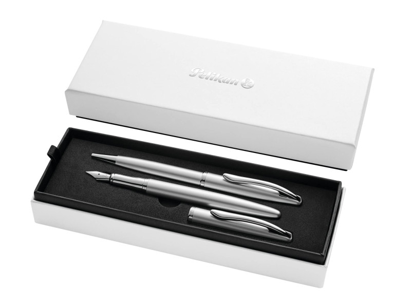 Pelikan Set d'écriture Jazz Noble Elegance, argent