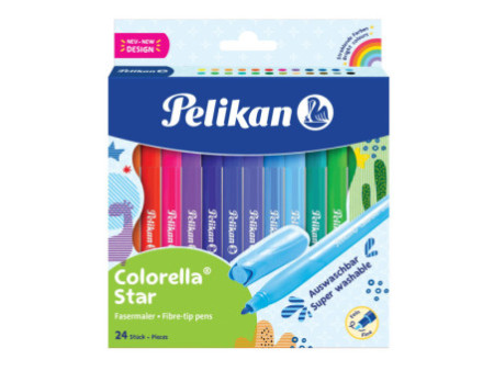 Pelikan Feutre colorella star, étui carton de 24