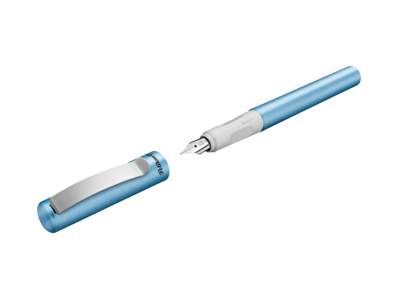Pelikan Stylo plume Pina Colada, bleu métallisé