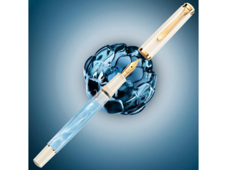 Pelikan Stylo plume M 200 bleu pastel, taille de plume: F