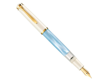 Pelikan Stylo plume M 200 bleu pastel, taille de plume: M