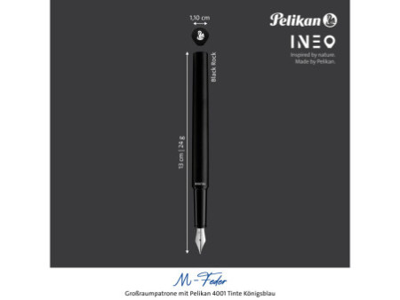 Pelikan Stylo plume Ineo Elements, Black Rock