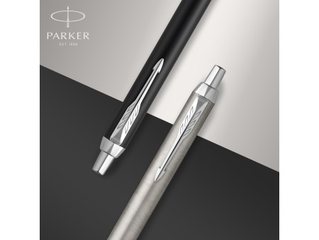 PARKER Stylo à bille rétractable IM Essentiel, Acier C.T.