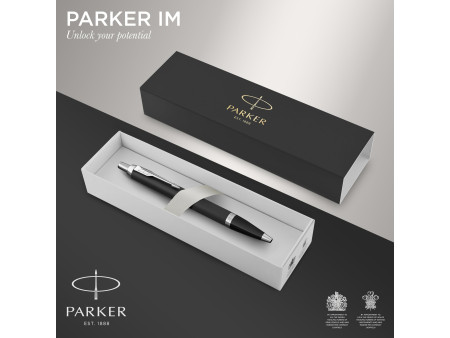 PARKER Stylo à bille rétractable IM Essentiel, Noir C.T.