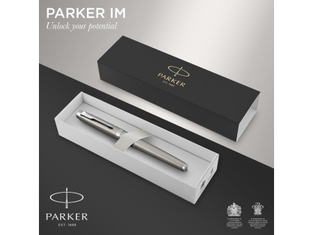 PARKER Stylo roller IM Essentiel, Acier C.T.