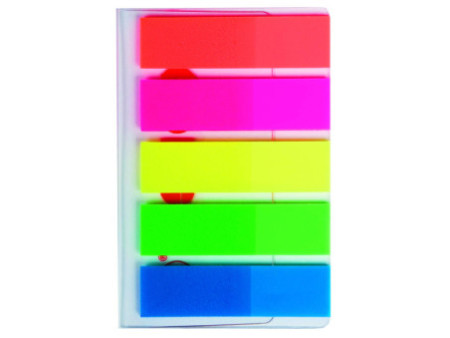 Kores Marque-pages - film, 12 x 45 mm, couleurs néon