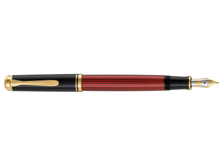 Pelikan Stylo plume 'Souverän 400', noir/rouge, B