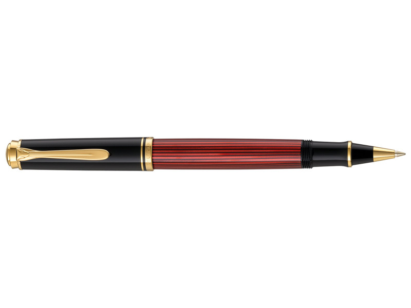 Pelikan Stylo roller 'Souverän 400', noir/rouge