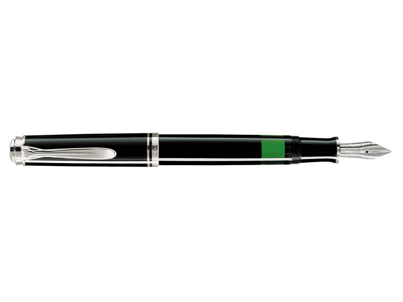 Pelikan Stylo plume 'Souverän 405', noir/argent, M