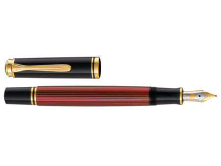 Pelikan Stylo plume 'Souverän 600', noir/rouge, B