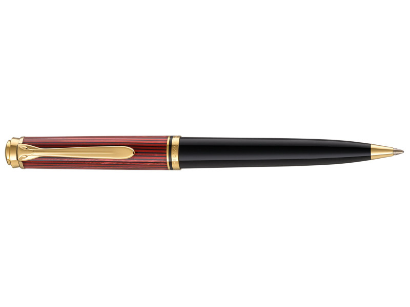 Pelikan Stylo à bille rotatif 'Souverän 600', noir/rouge