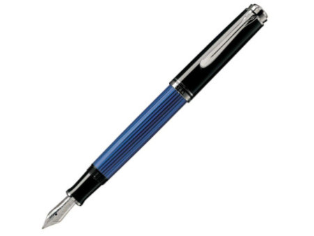 Pelikan Stylo plume 'Souverän 405', noir/bleu, M