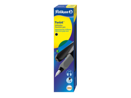 Pelikan Twist stylo plume Black, noir/gris