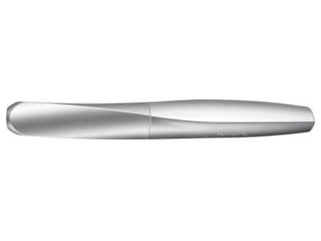 Pelikan Twist stylo plume, argent/noir