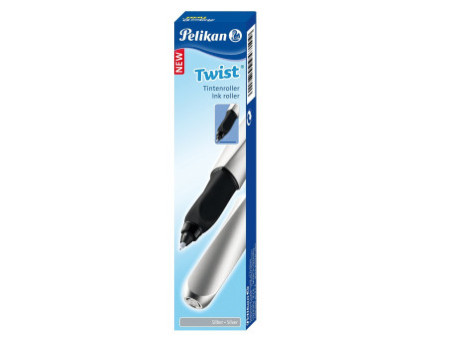 Pelikan Twist Stylo roller, argent/noir