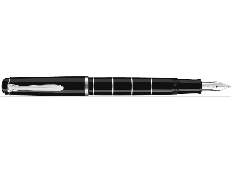 Pelikan Stylo plume 'anneaux M 215', couleur: noir