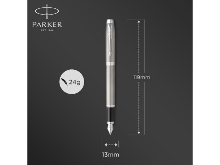 PARKER Stylo plume IM Essentiel, Acier C.T.