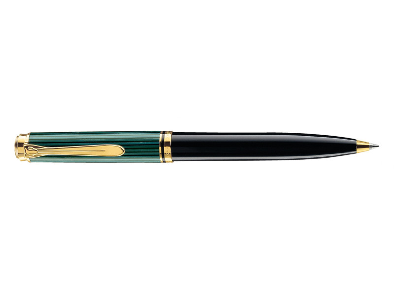 Pelikan Stylo à bille rotatif 'Souverän 600', noir/vert