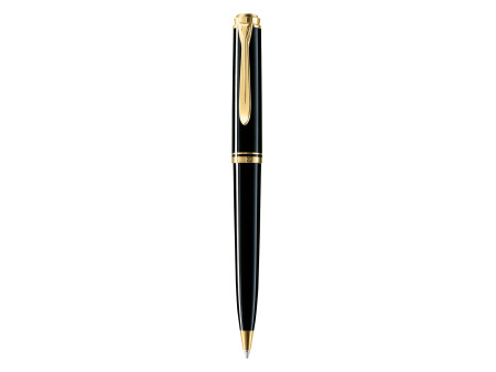Pelikan Stylo à bille rotatif 'Souverän 600', noir/or