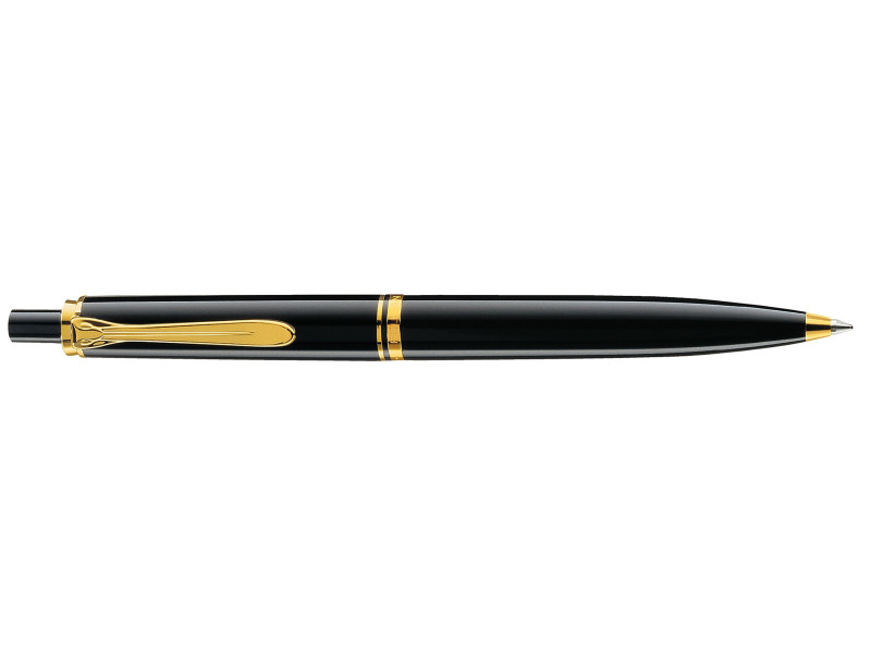 Pelikan Stylo à bille rétractable 'Souverän 400', noir/or