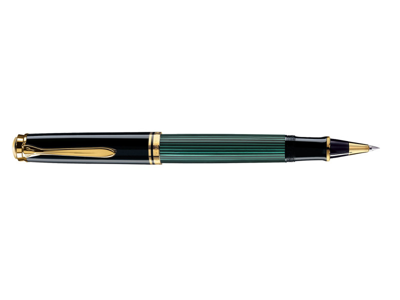 Pelikan Stylo roller 'Souverän 400', noir/vert