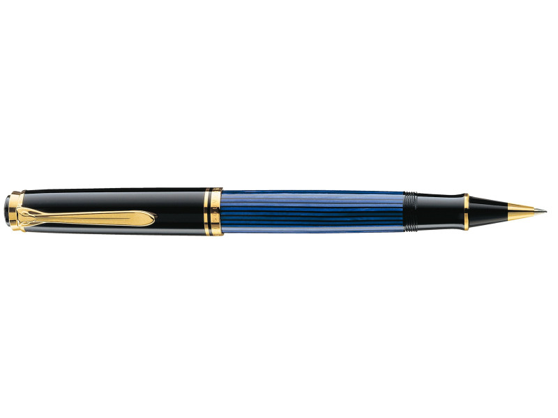 Pelikan Stylo roller 'Souverän 400', noir/bleu