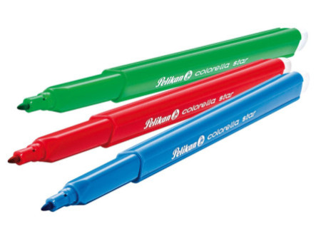 Pelikan Feutres colorella star Triangular, étui de 10