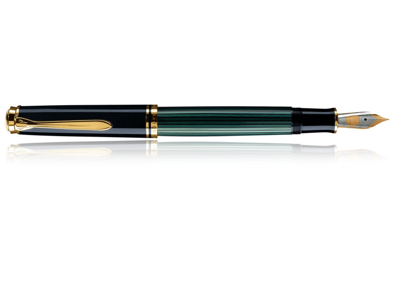 Pelikan Stylo plume 'Souverän 400', noir/vert, EF