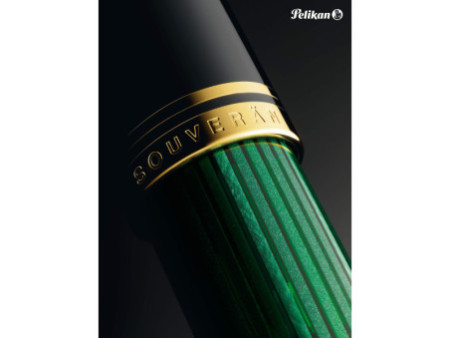 Pelikan Stylo plume 'Souverän 400', noir/vert, F