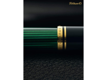 Pelikan Stylo plume 'Souverän 400', noir/vert, F