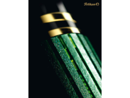 Pelikan Stylo plume 'Souverän 400', noir/vert, F