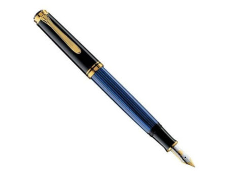 Pelikan Stylo plume 'Souverän 400', noir/bleu, F