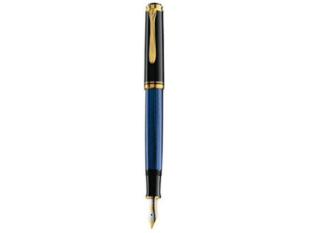 Pelikan Stylo plume 'Souverän 400', noir/bleu, F