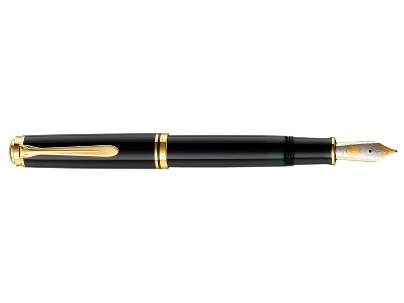Pelikan Stylo plume 'Souverän 800', noir/or, B