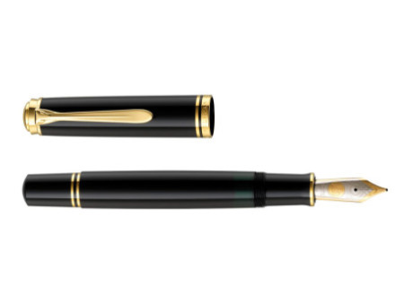 Pelikan Stylo plume 'Souverän 800', noir/or, B