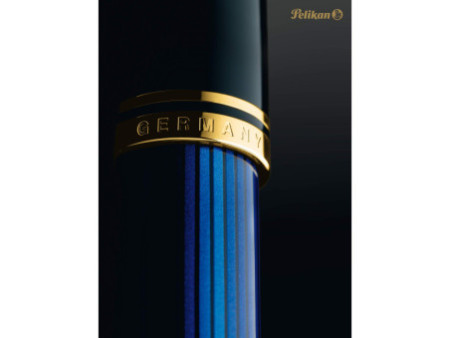 Pelikan Stylo plume 'Souverän 800', noir/bleu, B