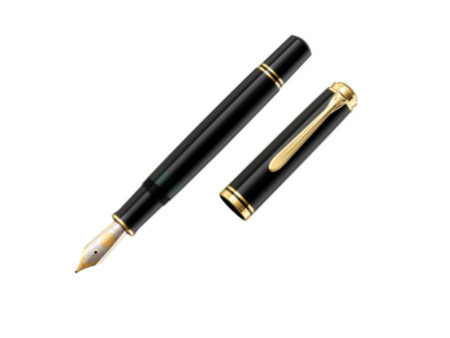 Pelikan Stylo plume 'Souverän 1000', noir/or, B