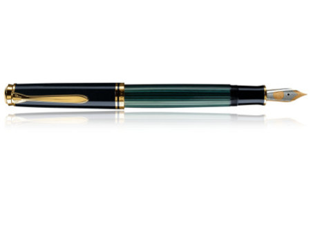 Pelikan Stylo plume 'Souverän 1000', noir/vert, B