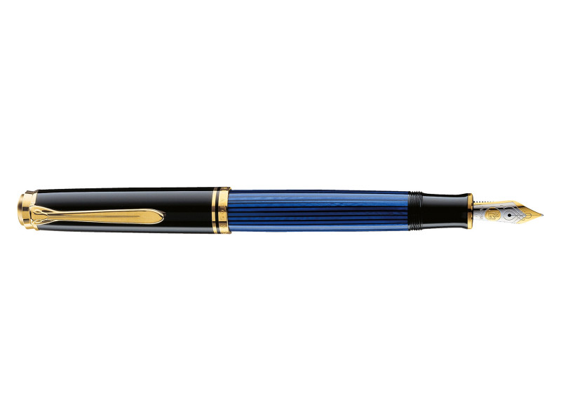Pelikan Stylo plume 'Souverän 600', noir/bleu, B
