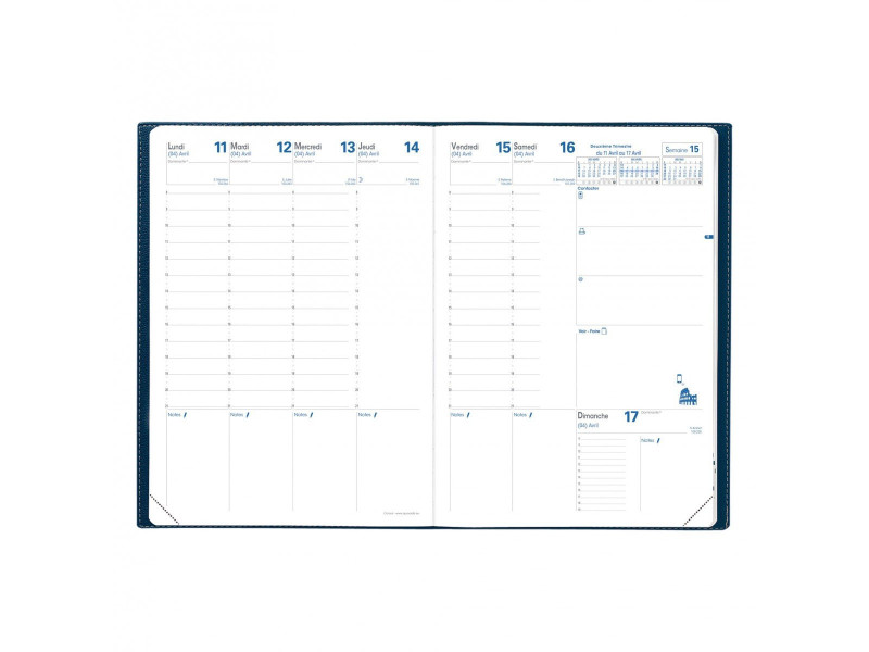 QUO VADIS Agenda 'Consul', 210 x 297 mm, 2026, noir