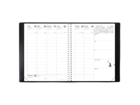 QUO VADIS Agenda 'Président S', 210 x 270 mm, 2026, noir