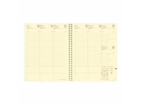 QUO VADIS Agenda 'Manager', 210 x 270 mm, 2026, noir