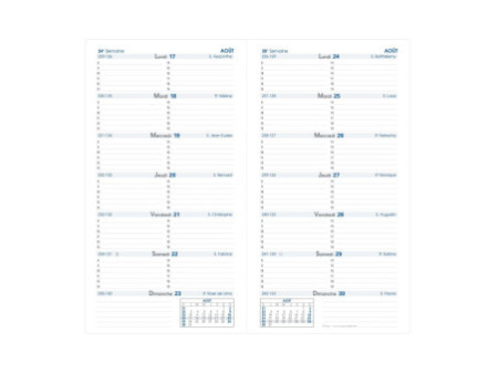 QUO VADIS Agenda de poche Silma, 88 x 170 mm, 2026, noir