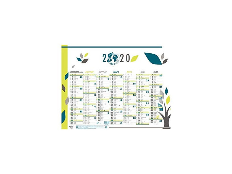 QUO VADIS Calendrier mural 'Equology', 430 x 335 mm, 2026